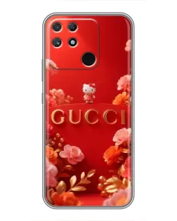 Чехол для Realme NARZO 30A с картинкой «Gucci — золотой сад»