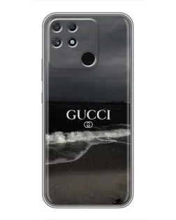 Чехол для Realme NARZO 30A с картинкой «Gucci — морской прибой»