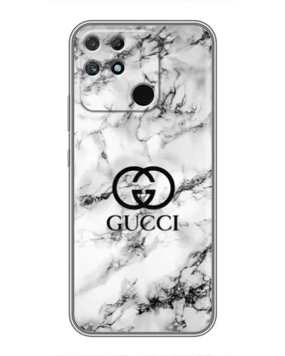 Чехол для Realme NARZO 30A с картинкой «Gucci — мраморный шик»