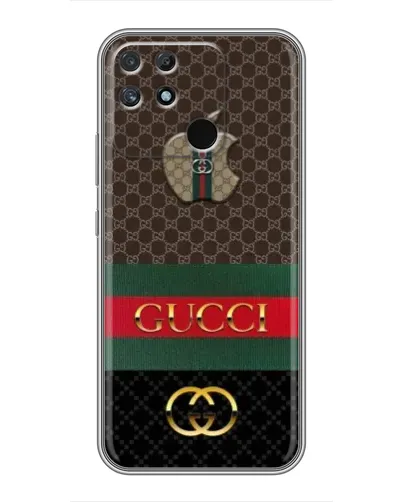 Чехол для Realme NARZO 30A с картинкой «Gucci — брендированный десерт»
