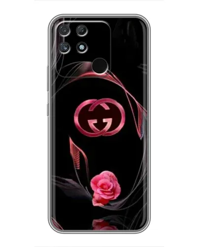 Чехол для Realme NARZO 30A с картинкой «Gucci — неоновая роза»