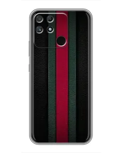 Чехол для Realme NARZO 30A с картинкой «Gucci — неоновая линия»