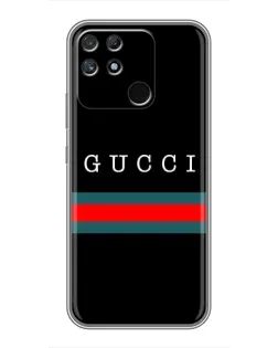 Чехол для Realme NARZO 30A с картинкой «Gucci — красный пояс»