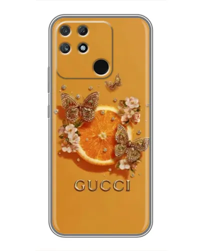 Чехол для Realme NARZO 30A с картинкой «Gucci — золотые бабочки» Чехол для Realme NARZO 30A с картинкой «Gucci — золотые бабочки»