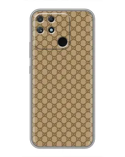 Чехол для Realme NARZO 30A с картинкой «Gucci — классический беж»