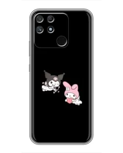 Чехол для Realme NARZO 30A с картинкой «My Melody и Kuromi»