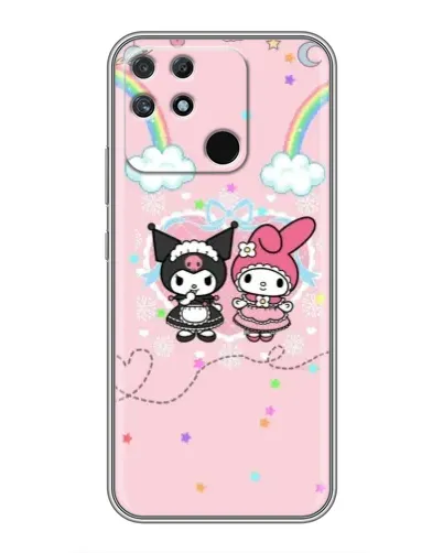 Чехол для Realme NARZO 30A с картинкой «My Melody и Kuromi»