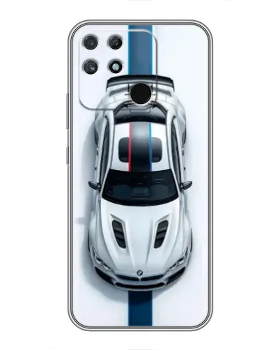 Чехол для Realme NARZO 30A с картинкой «Вид сверху — BMW M»