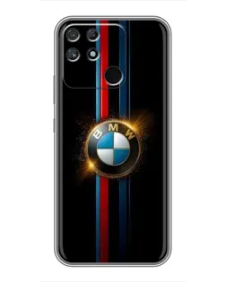 Чехол для Realme NARZO 30A с картинкой «BMW M-Power неон»