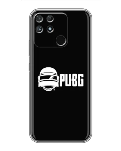 Чехол для Realme NARZO 30A с картинкой «PUBG — классический лого»