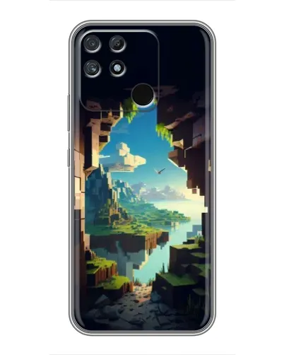 Чехол для Realme NARZO 30A с картинкой «Вид из пещеры» Чехол для Realme NARZO 30A с картинкой «Вид из пещеры»