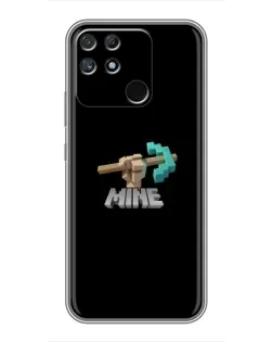 Чехол для Realme NARZO 30A с картинкой «Алмазная кирка»