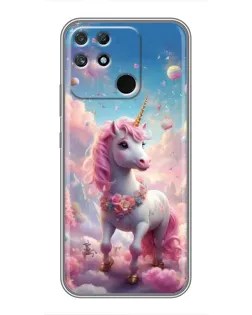 Чехол для Realme NARZO 30A с картинкой «Единорог среди облаков» Чехол для Realme NARZO 30A с картинкой «Единорог среди облаков»