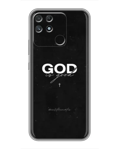 Чехол для Realme NARZO 30A с картинкой «GOD — Бог над всем»