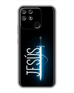 Чехол для Realme NARZO 30A с картинкой «Меч Духа Jesus»