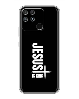 Чехол для Realme NARZO 30A с картинкой «Вертикаль веры Jesus»