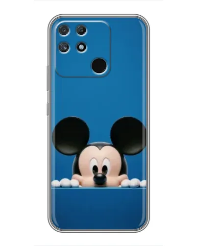 Чехол для Realme NARZO 30A с картинкой «Микки выглядывает»