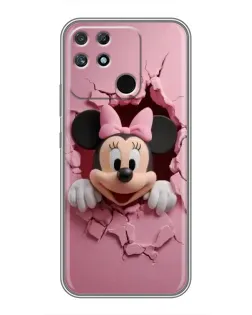 Чехол для Realme NARZO 30A с картинкой «Минни сквозь стену» Чехол для Realme NARZO 30A с картинкой «Минни сквозь стену»