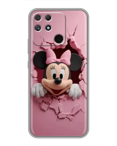 Чехол для Realme NARZO 30A с картинкой «Минни сквозь стену»