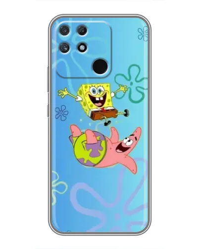 Чехол для Realme NARZO 30A с картинкой «Спанч Боб и Патрик» Чехол для Realme NARZO 30A с картинкой «Спанч Боб и Патрик»