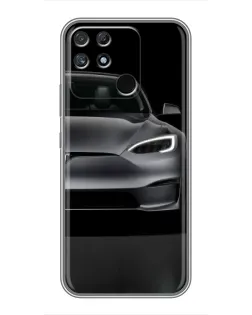 Чехол для Realme NARZO 30A с картинкой «Tesla Model S Look»