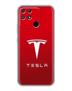 Чехол для Realme NARZO 30A с картинкой «Tesla Red Classic»