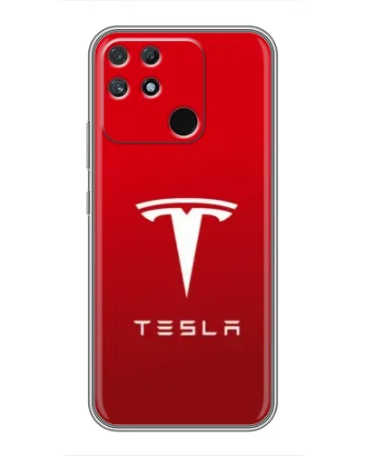 Чехол для Realme NARZO 30A с картинкой «Tesla Red Classic»