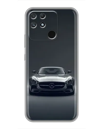 Чехол для Realme NARZO 30A с картинкой «Mercedes на черном» Чехол для Realme NARZO 30A с картинкой «Mercedes на черном»