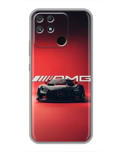 Чехол для Realme NARZO 30A с картинкой «Mercedes AMG — красная линия» Чехол для Realme NARZO 30A с картинкой «Mercedes AMG — красная линия»