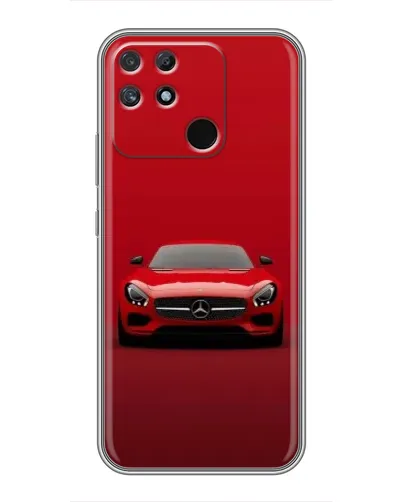 Чехол для Realme NARZO 30A с картинкой «Красный Mercedes AMG» Чехол для Realme NARZO 30A с картинкой «Красный Mercedes AMG»
