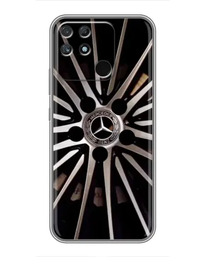 Чехол для Realme NARZO 30A с картинкой «Диск Mercedes» Чехол для Realme NARZO 30A с картинкой «Диск Mercedes»
