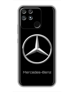 Чехол для Realme NARZO 30A с картинкой «Mercedes Silver Logo» Чехол для Realme NARZO 30A с картинкой «Mercedes Silver Logo»