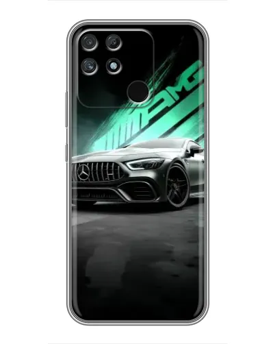 Чехол для Realme NARZO 30A с картинкой «Темный Mercedes AMG» Чехол для Realme NARZO 30A с картинкой «Темный Mercedes AMG»
