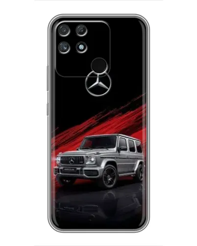 Чехол для Realme NARZO 30A с картинкой «Mercedes G-Class красный» Чехол для Realme NARZO 30A с картинкой «Mercedes G-Class красный»