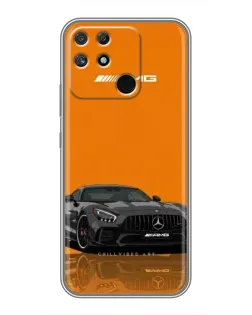 Чехол для Realme NARZO 30A с картинкой «Оранжевый Mercedes AMG» Чехол для Realme NARZO 30A с картинкой «Оранжевый Mercedes AMG»
