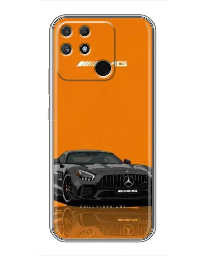 Чехол для Realme NARZO 30A с картинкой «Оранжевый Mercedes AMG» Чехол для Realme NARZO 30A с картинкой «Оранжевый Mercedes AMG»