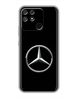 Чехол для Realme NARZO 30A с картинкой «Mercedes классический лого» Чехол для Realme NARZO 30A с картинкой «Mercedes классический лого»