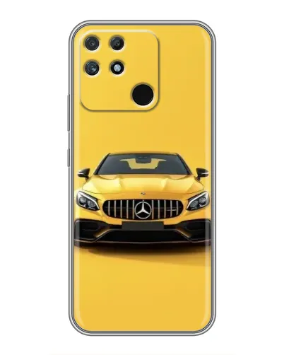Чехол для Realme NARZO 30A с картинкой «Желтый Mercedes GT» Чехол для Realme NARZO 30A с картинкой «Желтый Mercedes GT»
