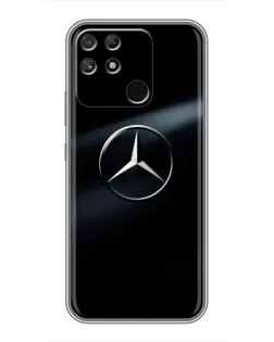 Чехол для Realme NARZO 30A с картинкой «Mercedes на металле» Чехол для Realme NARZO 30A с картинкой «Mercedes на металле»