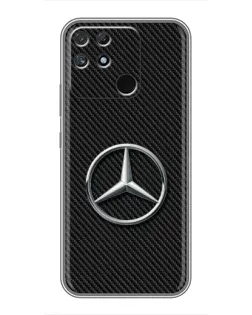 Чехол для Realme NARZO 30A с картинкой «Карбоновый Mercedes стиль» Чехол для Realme NARZO 30A с картинкой «Карбоновый Mercedes стиль»