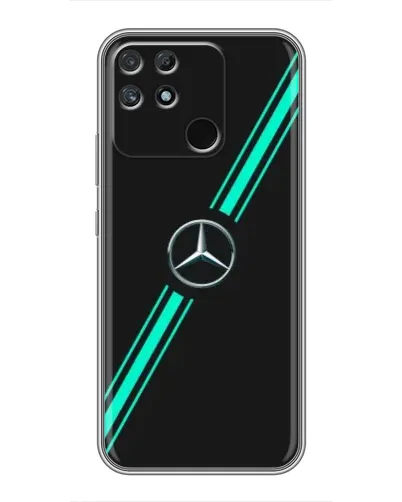 Чехол для Realme NARZO 30A с картинкой «Спортивные линии Mercedes» Чехол для Realme NARZO 30A с картинкой «Спортивные линии Mercedes»