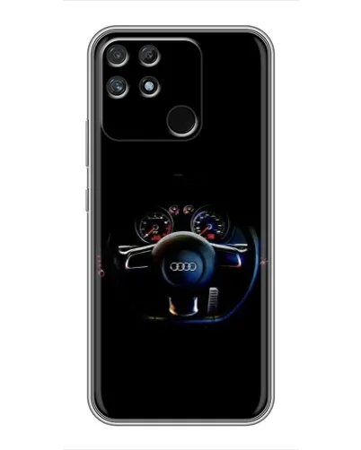 Чехол для Realme NARZO 30A с картинкой «Салон Audi — руль» Чехол для Realme NARZO 30A с картинкой «Салон Audi — руль»