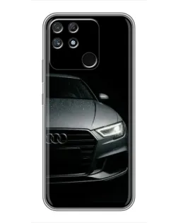 Чехол для Realme NARZO 30A с картинкой «Audi — детализация кузова»