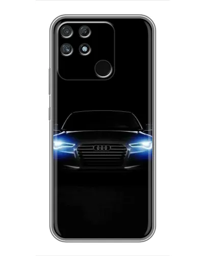 Чехол для Realme NARZO 30A с картинкой «Audi в неоне» Чехол для Realme NARZO 30A с картинкой «Audi в неоне»