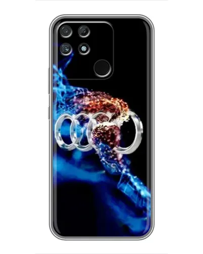 Чехол для Realme NARZO 30A с картинкой «Энергия лого Audi» Чехол для Realme NARZO 30A с картинкой «Энергия лого Audi»