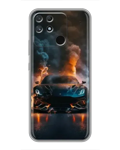 Чехол для Realme NARZO 30A с картинкой «Lamborghini дымная эстетика» Чехол для Realme NARZO 30A с картинкой «Lamborghini дымная эстетика»