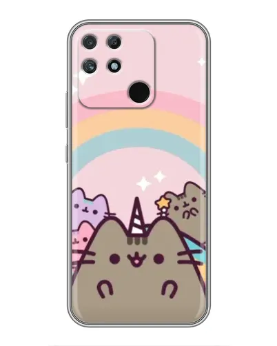 Чехол для Realme NARZO 30A с картинкой «Единорог Pusheen» Чехол для Realme NARZO 30A с картинкой «Единорог Pusheen»
