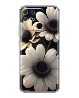 Чехол для Realme NARZO 30A с картинкой «Белые маргаритки макро» Чехол для Realme NARZO 30A с картинкой «Белые маргаритки макро»