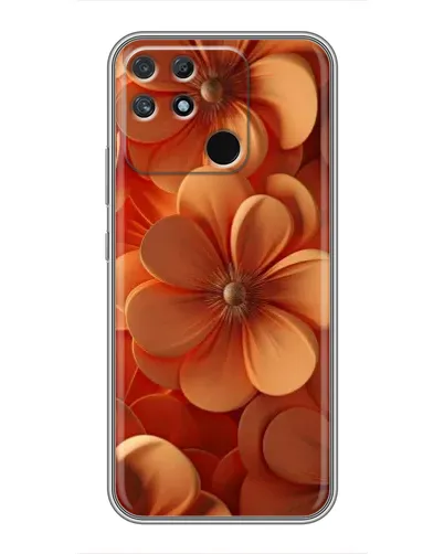 Чехол для Realme NARZO 30A с картинкой «Оранжевый макро цветок» Чехол для Realme NARZO 30A с картинкой «Оранжевый макро цветок»