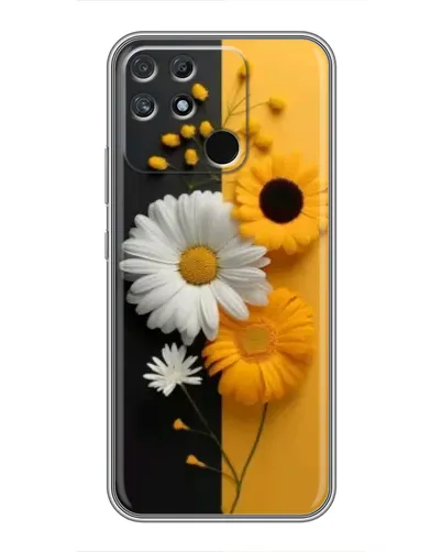Чехол для Realme NARZO 30A с картинкой «Подсолнух и ромашка» Чехол для Realme NARZO 30A с картинкой «Подсолнух и ромашка»